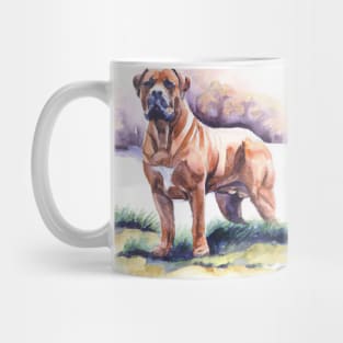 Boerboel Watercolor - Dog Lovers Mug